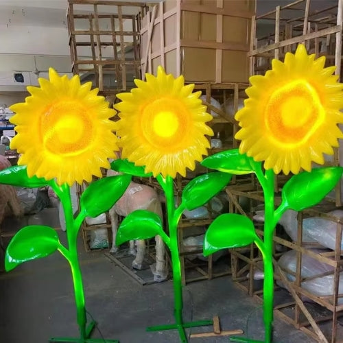 Sunflower Sculpture