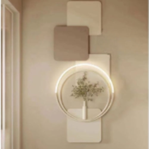 Diy Square & Circle LED Wall Art
