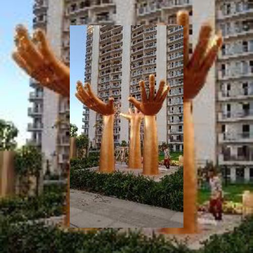 3 Hand Raised Sculpture