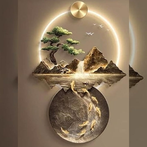 LED Waterfall Wall Art