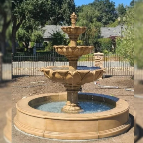 3 Tier Round Fountain