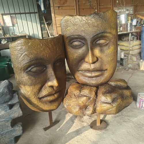Silent Face Sculpture