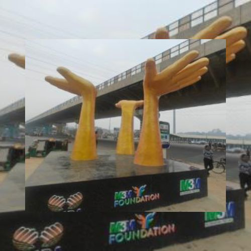 Three Hand Sculpture