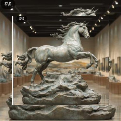 Horse On Rock