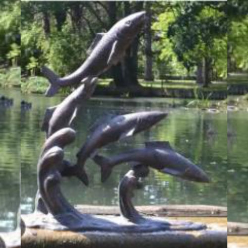 Dolphin Statue