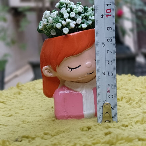 Girl boy planter