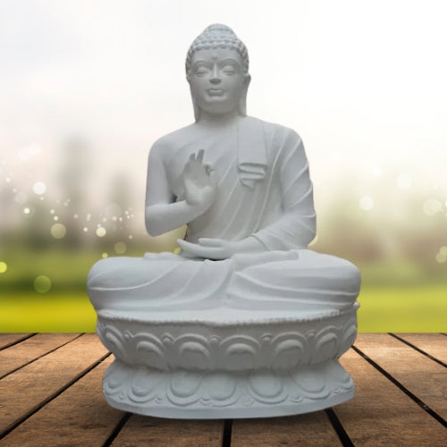 Royal Buddha Statue White