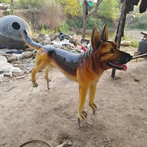 German Shepherd Dog Statue