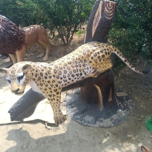 Leopard On Tree