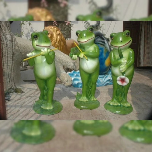 Musical Frog set of 3