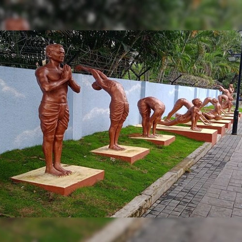 Surya Namaskar Statue